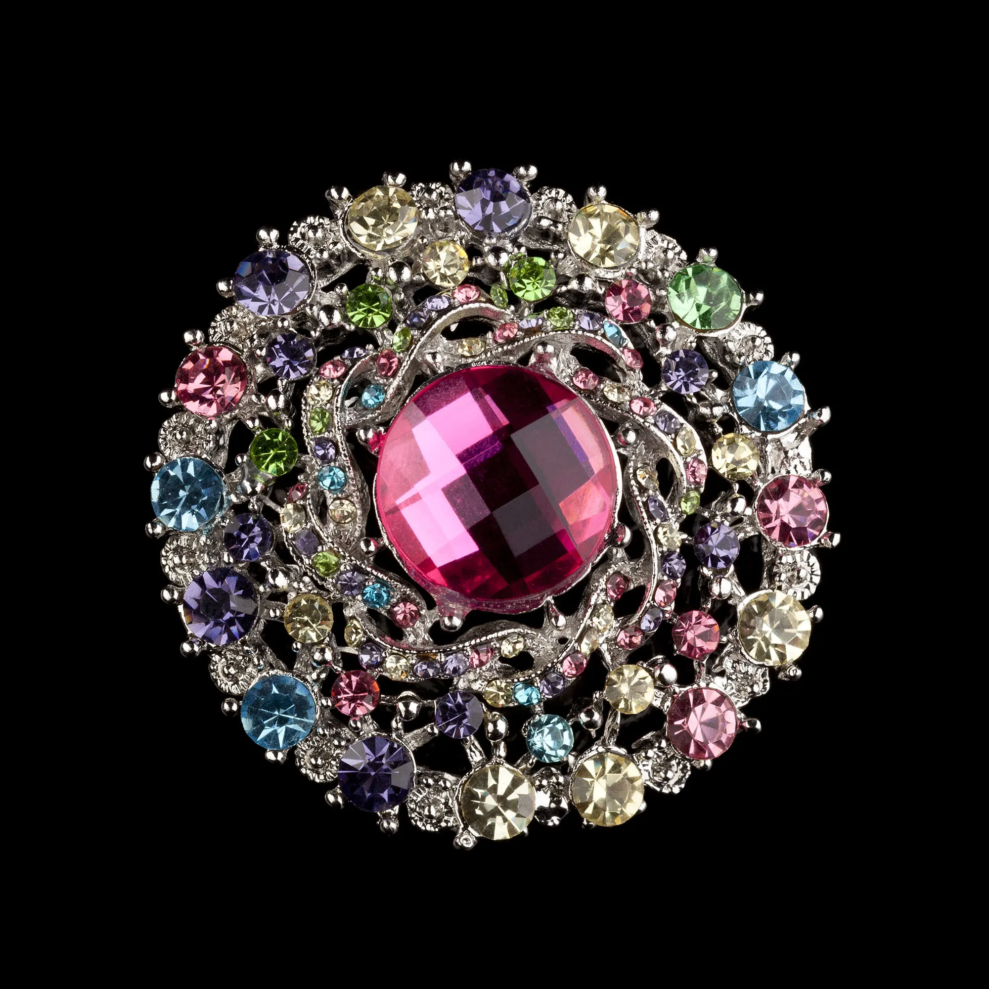 Virtuti Jewellery. A multi-year catalogue of rings, earrings and necklaces photographed against deep black.